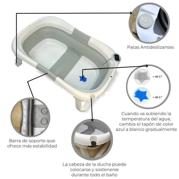 Bañera plegable
