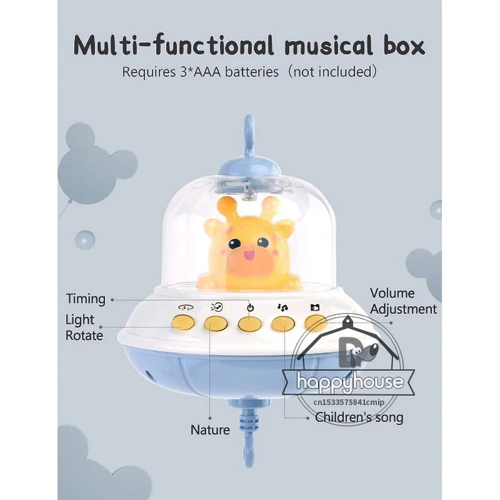 Móvil musical para cuna